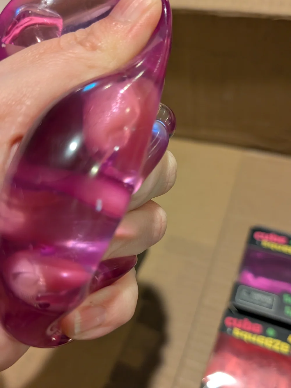 Pick 1 cube squeeze  Squish Stress Toy